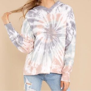 Red Dress Boutique tie dyed hoodie